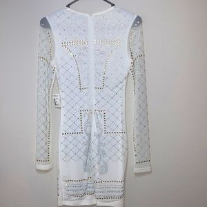 Rhinestone Detailed Dress